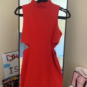 red forever 21 dress